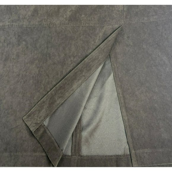 Nortonstudio Midi Skirt Women's 12 Stretch Brown Polyester Spandex Spring Busine - Picture 3 of 5